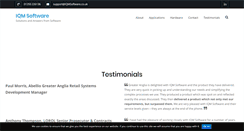 Desktop Screenshot of iqmsoftware.co.uk