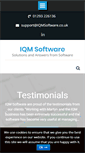 Mobile Screenshot of iqmsoftware.co.uk